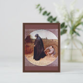 Misanthrope von Bruegel D. Ä. Pieter (Beste Qualit Postkarte (Stehend Vorderseite)