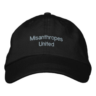 Misanthropes United Bestickte Kappe