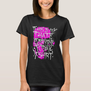 Misanthropisches Sprichwort Das ist mein Hass, den T-Shirt