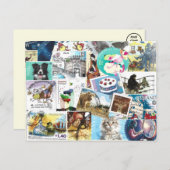 Misc Postage-Briefmarke Postkarte (Vorne/Hinten)