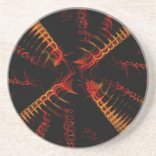 Misc Series-18— Orange Yellow Untersetzer 1 von