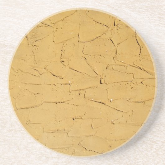 Misc. Stucco-Serie - Gelber Untersetzer - 1 Farben (Vorne)