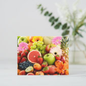 Miscellaneous - Fresh Fruit Patterns Nine Postkarte (Stehend Vorderseite)