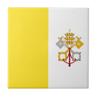 Miscellaneous - Vatican City Flag Pattern Fliese