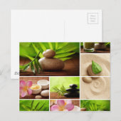 Miscellaneous - Zen Spa Klebemasse Patterns Postkarte (Vorne/Hinten)