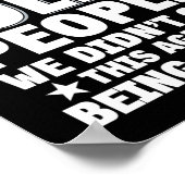 Misch dich nicht mit alten Leuten, die wir nicht s Poster (Ecke)