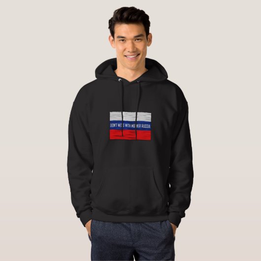 Misch dich nicht mit der russischen Flagge anderer Hoodie (Vorne ganz)