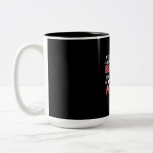Misch dich nicht mit meinem Beagle Hund Zweifarbige Tasse