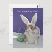 Misch dich nicht mit meinem Korb! Postkarte (Vorne/Hinten)