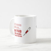 Misch dich nicht mit meiner Kaffee-Tasse. Kaffeetasse (Vorderseite Links)