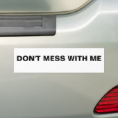Misch dich nicht mit mir autoaufkleber (Auf Auto)