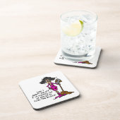 Misch dich nicht mit mir getränkeuntersetzer (Rechte Seite)