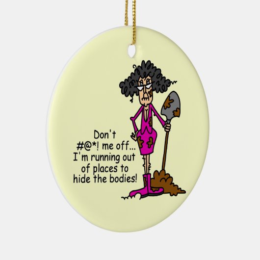 Misch dich nicht mit mir keramikornament (Rechts)