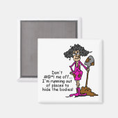 Misch dich nicht mit mir magnet (Vorderseite/Rückseite)