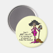 Misch dich nicht mit mir magnet (Vorderseite/Rückseite)