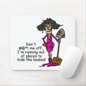 Misch dich nicht mit mir mousepad (Mit Mouse)