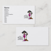 Misch dich nicht mit mir visitenkarte (Vorne/Hinten)