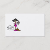 Misch dich nicht mit mir visitenkarte (Rückseite)