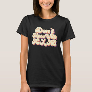 Misch Dich Nicht Mit Retro Vintage Texas T-Shirt