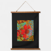 Misch-mediale Digital-Art-Hangband Wandteppich Mit Holzrahmen (Vorderseite)