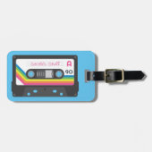 Misch-Tape-Retro-Kassette Gepäckanhänger (Vorderseite horizontal)