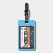 Misch-Tape-Retro-Kassette Gepäckanhänger (Vorderseite vertikal)
