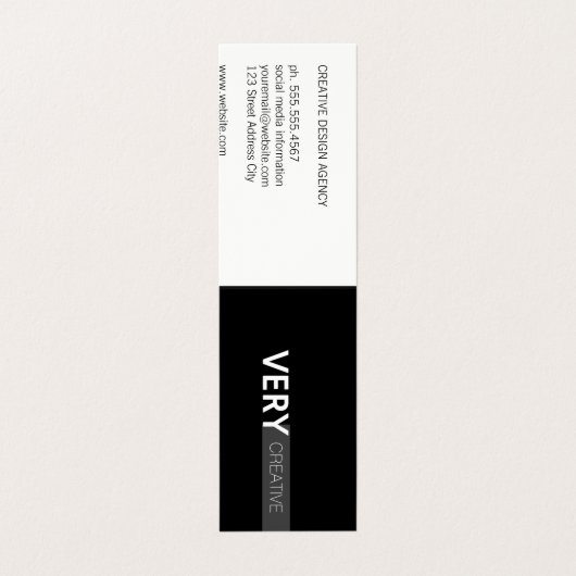 Mischart | Modern Visitenkarten (Außenseite Aufgefaltet)