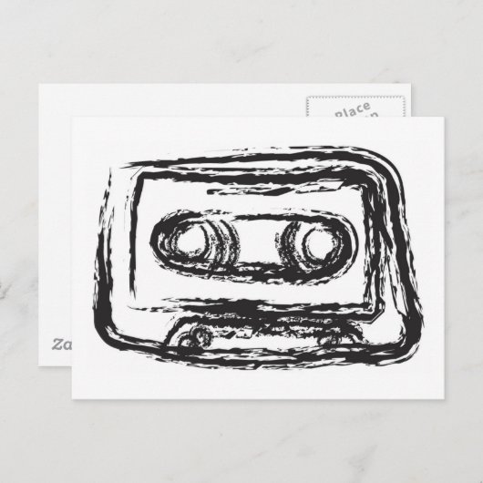 Mischband Postkarte (Vorne/Hinten)