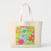 MischBlumen Jumbo Stoffbeutel (Vorne)