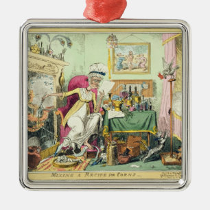 Mischen eines Rezepts für Körner, veröffentlich Silbernes Ornament