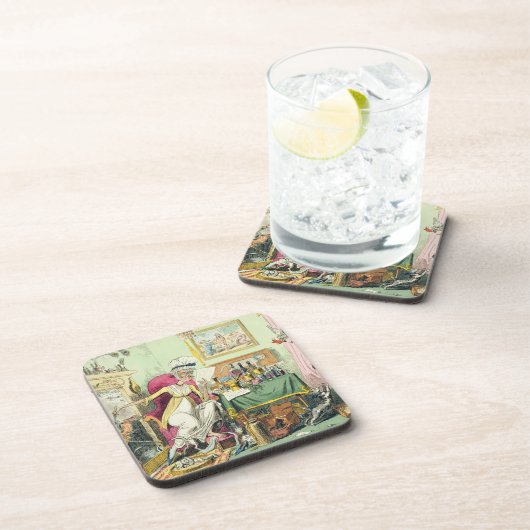 Mischen eines Rezepts für Körner, veröffentlicht Untersetzer (Rechte Seite)