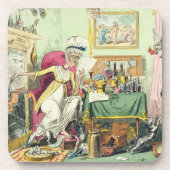 Mischen eines Rezepts für Körner, veröffentlicht Untersetzer (Vorderseite)