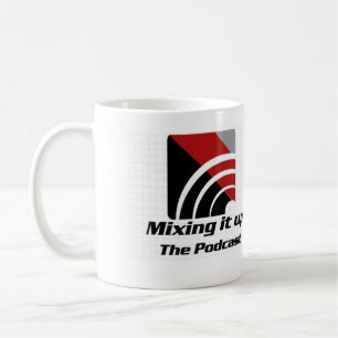 Mischen es herauf die Podcast-Tasse Kaffeetasse