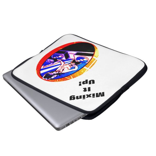 Mischen! Laptopschutzhülle (Vorne Knopf)