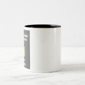 Mischen meiner Einkommensströme 3 Zweifarbige Tasse (Mittel)