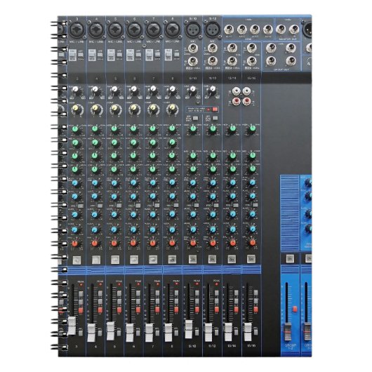 Mischen Sie es auf: Klang Mixer Essentials Notizblock (Vorderseite)