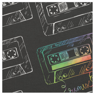 Mischen Sie Musik-Gewebe, angesagtes Stoff