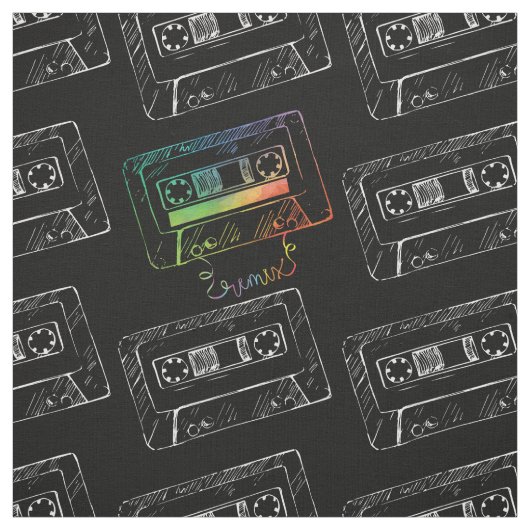 Mischen Sie Musik-Gewebe, angesagtes Stoff (Muster)