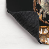 Mischen Sie sich nicht in Dragons Funny ein Mousepad (Ecke)