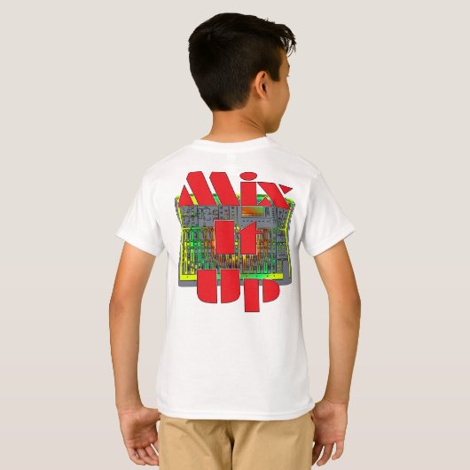 Mischen T-Shirt (Schwarz voll)