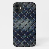 Mischen von 3D-Quadraten mit dunkelgrünem "Rauchgl Case-Mate iPhone Hülle (Rückseite)
