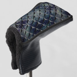 Mischen von 3D-Quadraten mit dunkelgrünem "Rauchgl Golf Headcover
