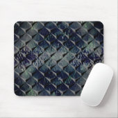 Mischen von 3D-Quadraten mit dunkelgrünem "Rauchgl Mousepad (Mit Mouse)