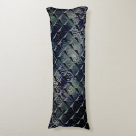 Mischen von 3D-Quadraten mit dunkelgrünem "Rauchgl Seitenschläferkissen