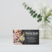 Mischen von Cocktails Visitenkarte (Stehend Vorderseite)