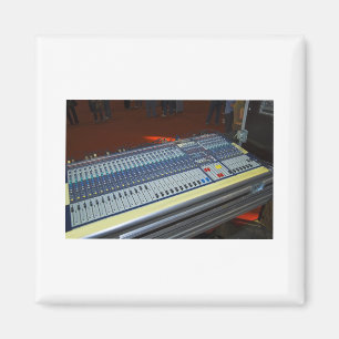 mischende Audiokonsole - Sound-Karte Magnet