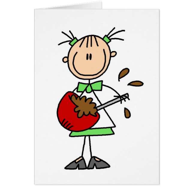 Mischende Nahrungsmittelkarte (Vorne)