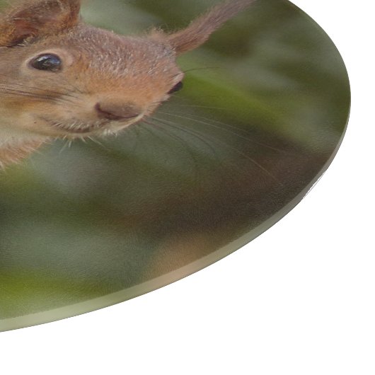 Mischeuvous Red Squirrel Schneidebrett (Ecke)