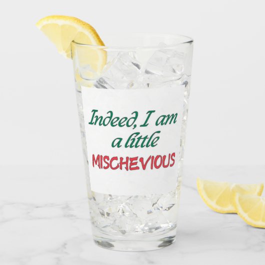 Mischevirus Konversationsstarter Glas (Vorderseite Ice)