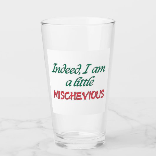 Mischevirus Konversationsstarter Glas (Vorderseite)